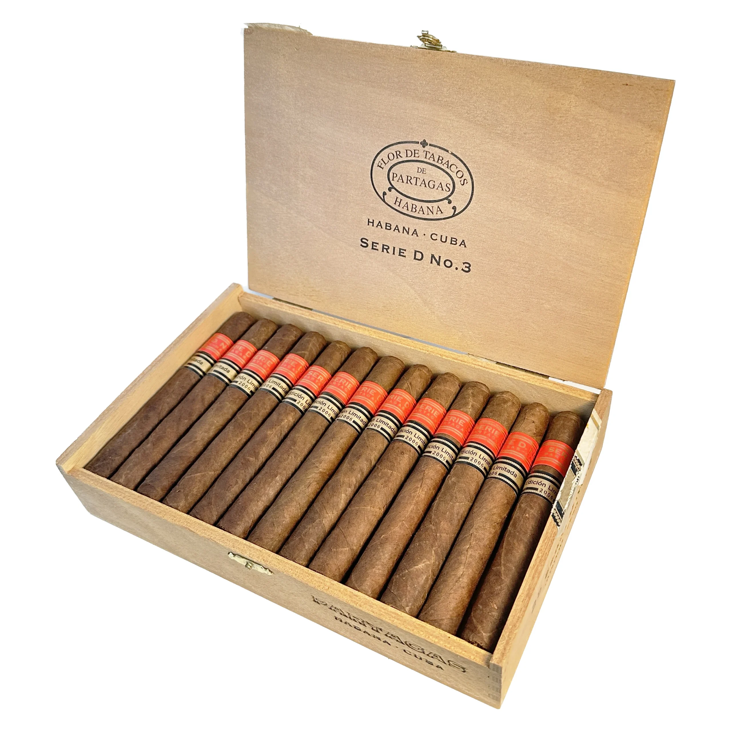 50 cigars Partagas Serie D No3 LE 2006